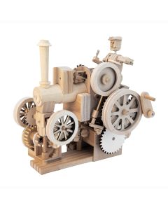 Timberkits Traction Engine - Wooden Moving Model Assembly Construction Gift